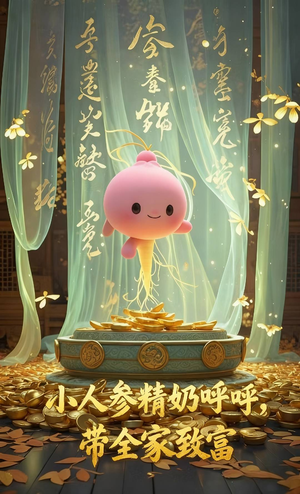 小人参精奶呼呼带全家暴富（58集）女主谁演的